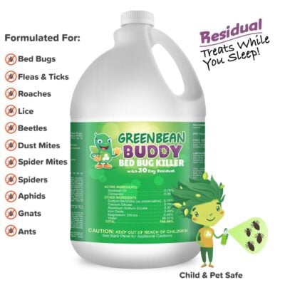 Commercial Bug Killer with Residual, Case of 4 (120oz)